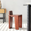 Modern dining wooden chair with a minimalist design