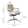Graham II - Office Chair Study Chair Swivel Leatheraire Dimension