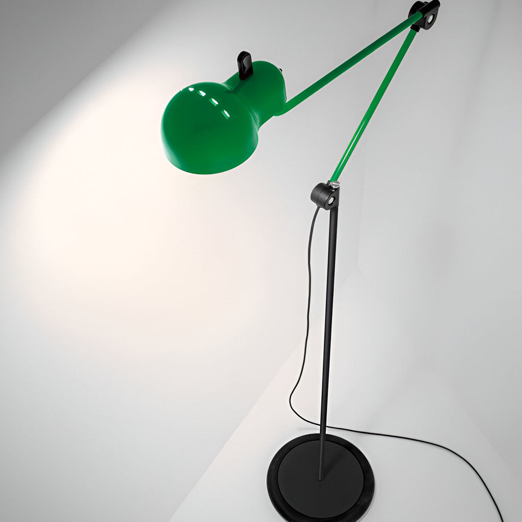 Charli Floor Lamp with adjustable arm top view