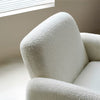 Millie Armchair 1-Seater Sofa in close-up bouclé upholstery