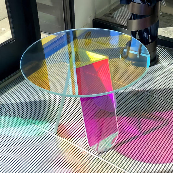 PLEXI Coffee Side Table Plexiglass Transparent Reflective