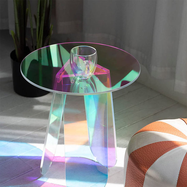 PLEXI Coffee Side Table Plexiglass Transparent Reflective Lounge