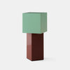 Pixelblock Table Lamp Portable Rechargeable Dimmable RustyMint