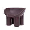 Gruby Lounge Chair in Burgundy Brown Suitable for indoor and outdoor