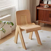 Weaver Dining Chair Ash Minimal Cane Curved Back