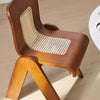 Weaver Dining Chair Walnut Minimal Cane Curve Seat