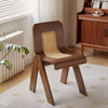 Weaver Dining Chair Walnut Minimal Cane Living
