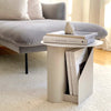 Sentrum Steel Side Table White