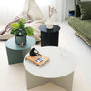 SLIT TABLE BLACK WHITE GREEN LIVING