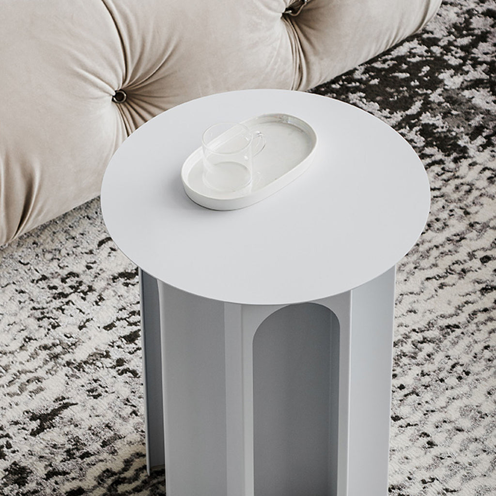 TUDOR SIDE TABLE WHITE LIFESTYLE